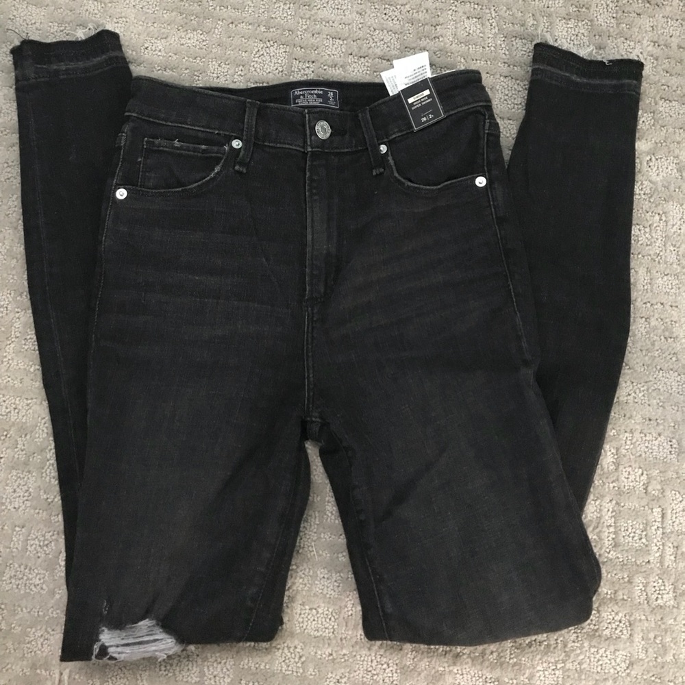 Black Abercrombie and Fitch jeans